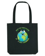 Keep the EARTH clean, it`s not urANUS - Pastreaza Pamantul curat Sacoșă textilă