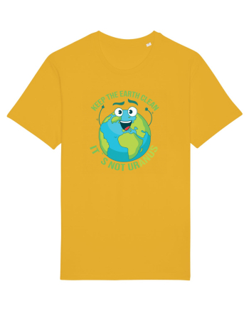 Keep the EARTH clean, it`s not urANUS - Pastreaza Pamantul curat Spectra Yellow