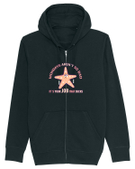 MONDAYS aren`t so bad, it`s Your JOB that SUCKS  Hanorac cu fermoar Unisex Connector