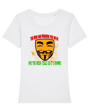 The Rich & Powerful p**s on us & the Media tells us it`s raining White