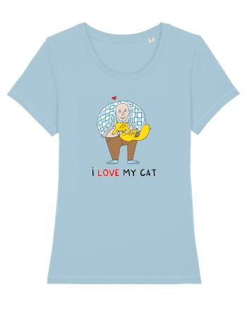 I love my cat Sky Blue