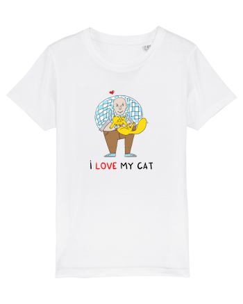 I love my cat White