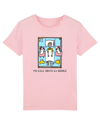Mă culc odată cu găinile Cotton Pink