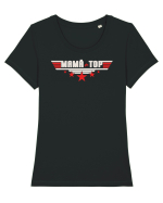 Mamă de top Tricou mânecă scurtă guler larg fitted Damă Expresser