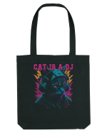Cat Is A DJ Sacoșă textilă