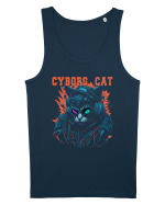 Cyborg Cat With Sunglasses Maiou Bărbat Runs
