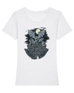 Midnight Arising Tricou mânecă scurtă guler larg fitted Damă Expresser