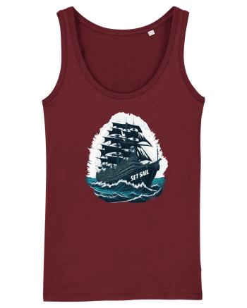 Set Sail Burgundy