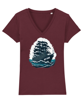 Set Sail Burgundy