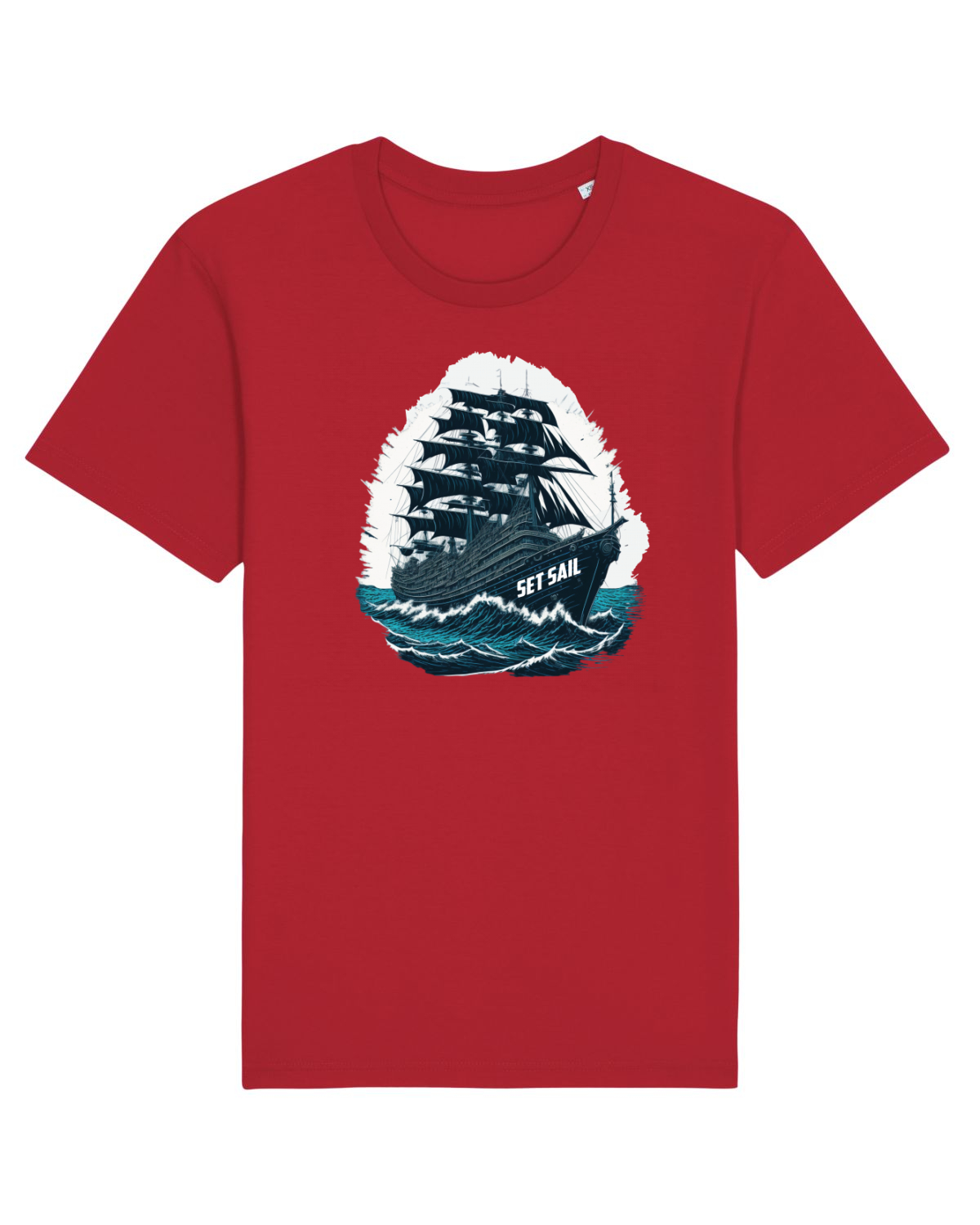 Tricou mânecă scurtă Unisex Rocker Red