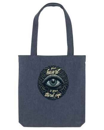 Third eye heart Midnight Blue