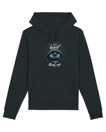 Third eye heart Black