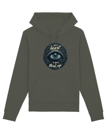 Third eye heart Khaki