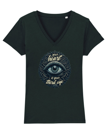 Third eye heart Black