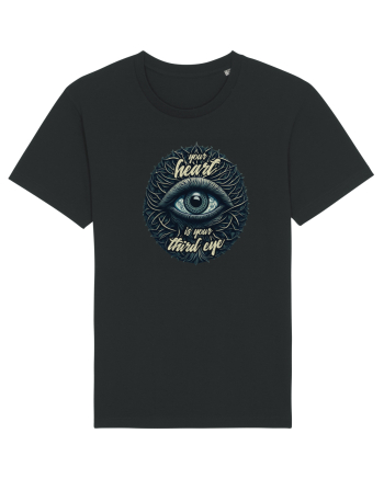 Third eye heart Black