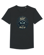 Third eye heart Tricou mânecă scurtă guler larg Bărbat Skater