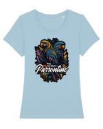Parrontine Valentine Tricou mânecă scurtă guler larg fitted Damă Expresser