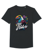 Toucan 1- Free nature Tricou mânecă scurtă guler larg Bărbat Skater