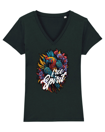 Free spirit - papagal floral Black