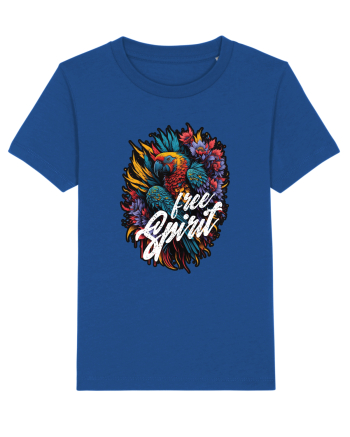 Free spirit - papagal floral Majorelle Blue