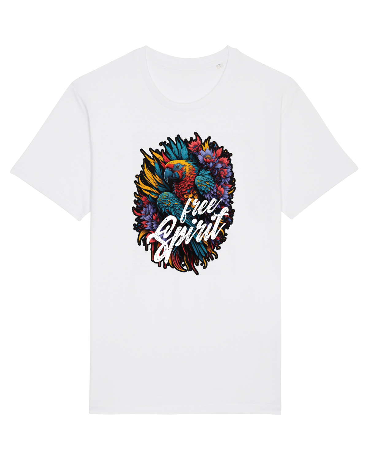 Tricou mânecă scurtă Unisex Rocker White