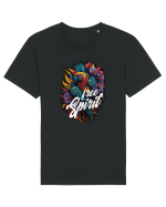 Free spirit - papagal floral Tricou mânecă scurtă Unisex Rocker