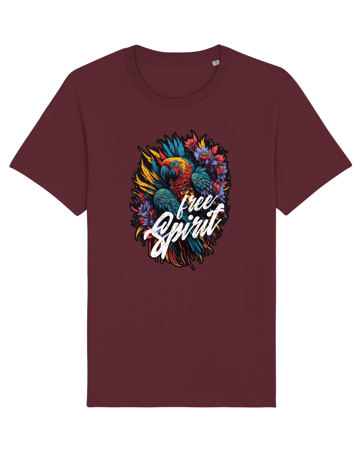 Tricou mânecă scurtă Unisex Rocker Burgundy