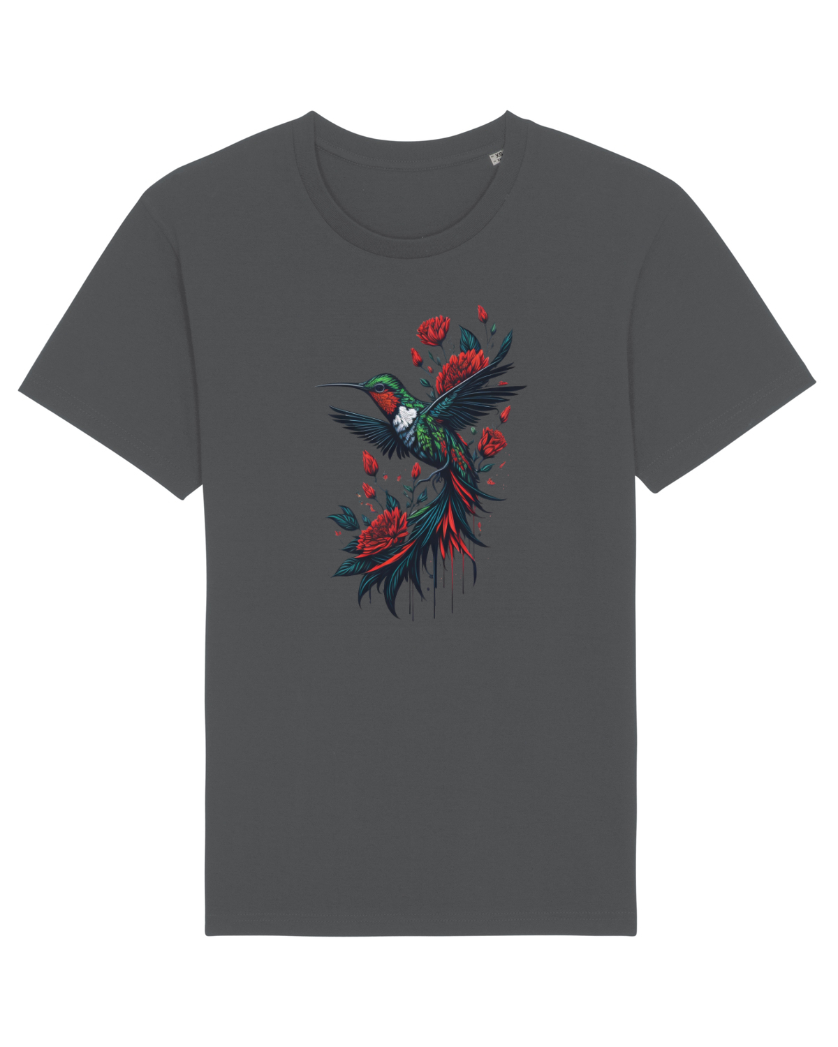 Tricou mânecă scurtă Unisex Rocker Anthracite