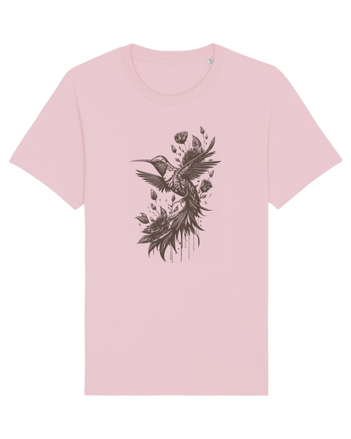 Tricou mânecă scurtă Unisex Rocker Cotton Pink