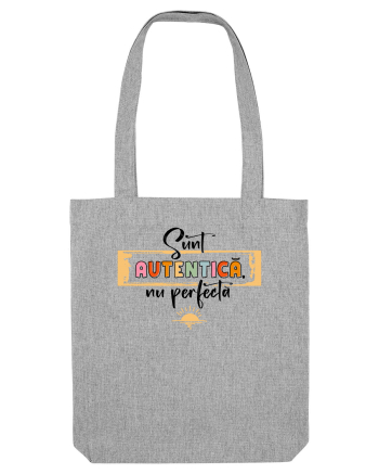 Sunt autentică, nu perfectă - negru Heather Grey