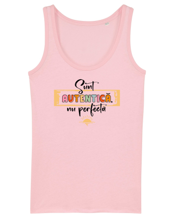 Sunt autentică, nu perfectă - negru Cotton Pink