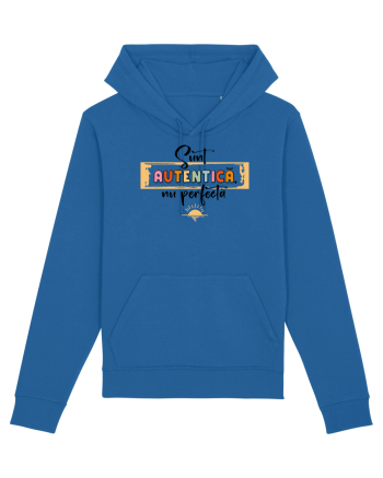 Sunt autentică, nu perfectă - negru Royal Blue