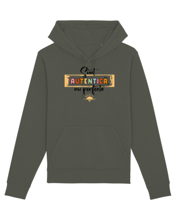 Sunt autentică, nu perfectă - negru Khaki