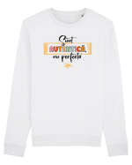 Sunt autentică, nu perfectă - negru Bluză mânecă lungă Unisex Rise