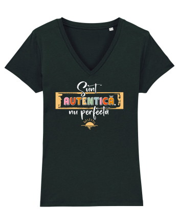 Sunt autentică, nu perfectă - alb Black