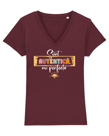 Sunt autentică, nu perfectă - alb Burgundy