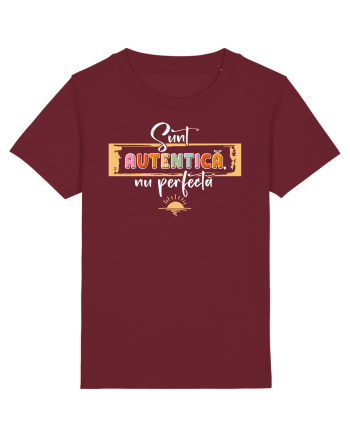 Sunt autentică, nu perfectă - alb Burgundy