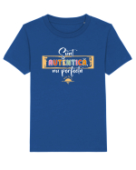 Sunt autentică, nu perfectă - alb Tricou mânecă scurtă  Copii Mini Creator