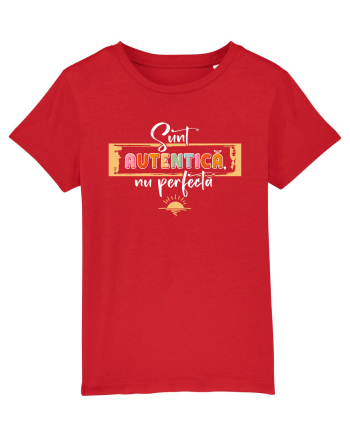 Sunt autentică, nu perfectă - alb Red