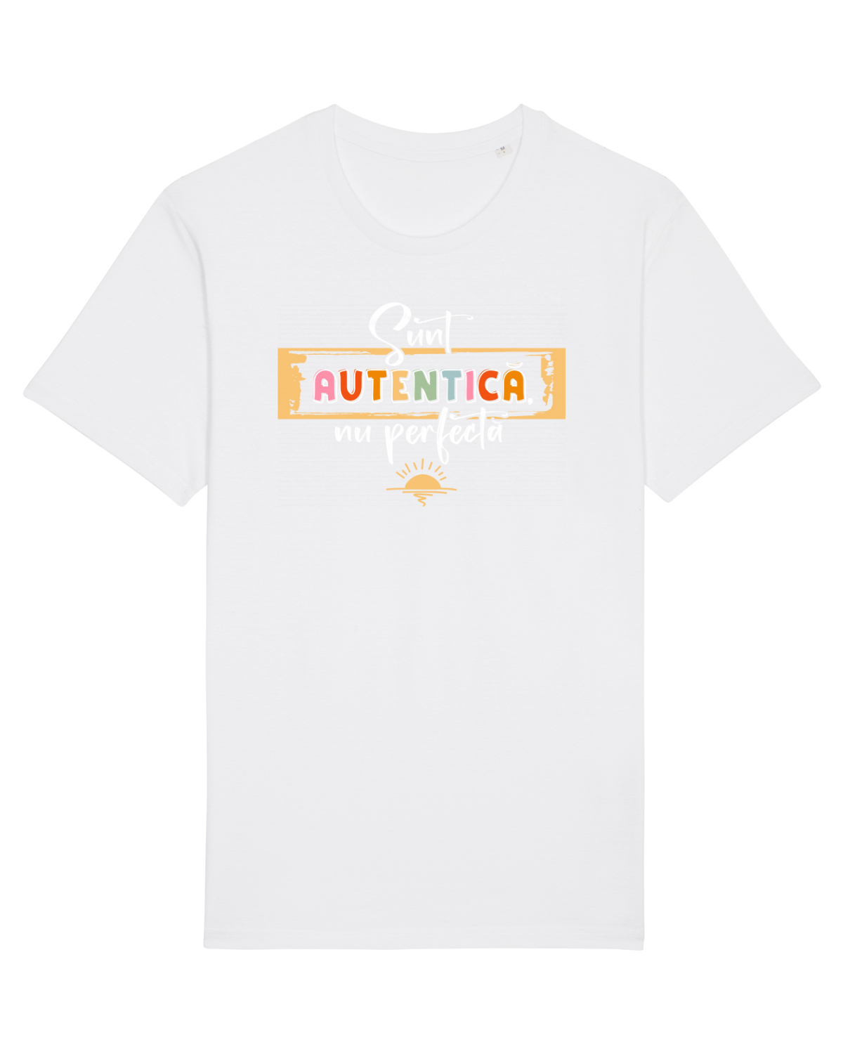Tricou mânecă scurtă Unisex Rocker White