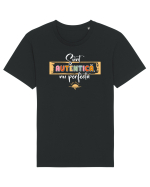 Sunt autentică, nu perfectă - alb Tricou mânecă scurtă Unisex Rocker