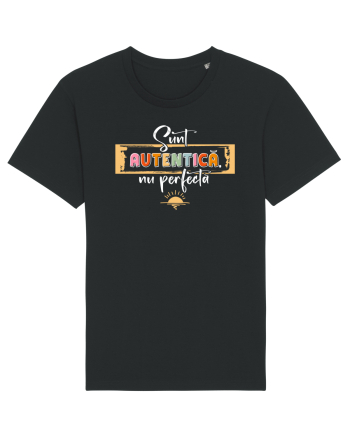Sunt autentică, nu perfectă - alb Black