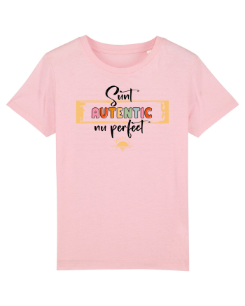 Sunt autentic, nu perfect - negru Cotton Pink