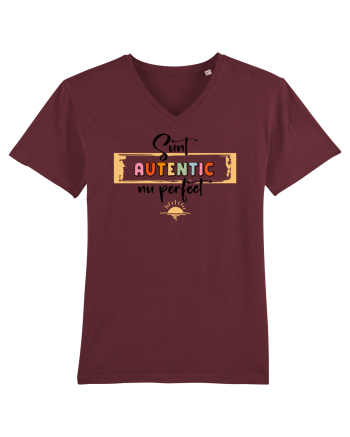Sunt autentic, nu perfect - negru Burgundy
