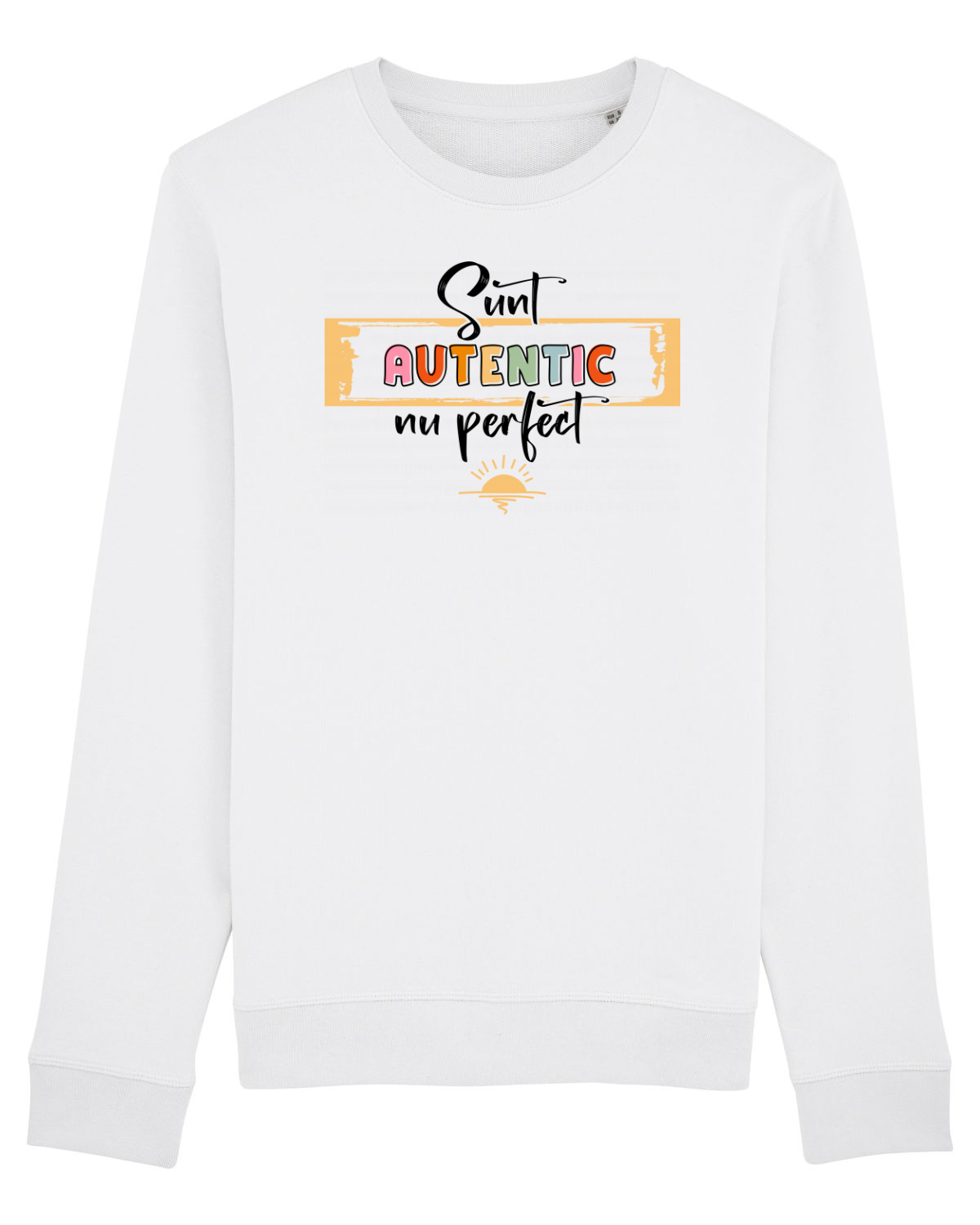 Bluză mânecă lungă Unisex Rise White