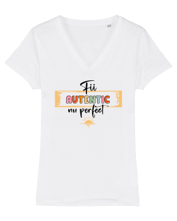 Fii autentic, nu perfect - negru White