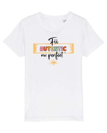 Fii autentic, nu perfect - negru White
