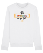 Fii autentic, nu perfect - negru Bluză mânecă lungă Unisex Rise