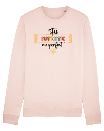 Fii autentic, nu perfect - negru Candy Pink