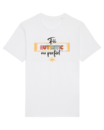 Fii autentic, nu perfect - negru White